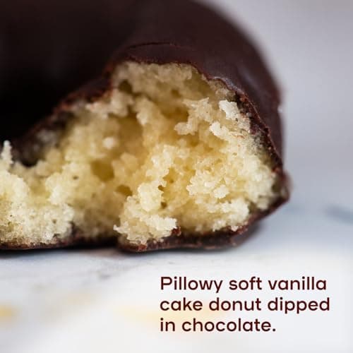 Donutful Chocolate Dipped Mini Donuts – Baked Not Fried, Less Sugar, Nothing Artificial, Non-GMO, Individually Wrapped Snack Packs (30 Donuts/Box) - Thumbnail 5