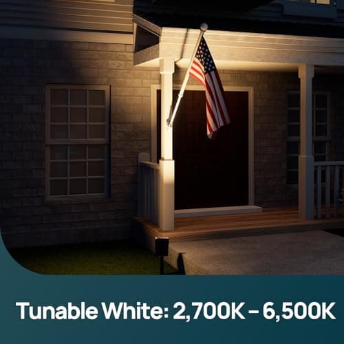 Linkind Smart Solar Spot Lights Outdoor SL5C, Solar Lights Outdoor Spotlight Cool/Warm White/Color Changing, APP/Voice Control IP67 Landscape Lighting for Yard, Garden, Pathway(2 Pack) - Thumbnail 2
