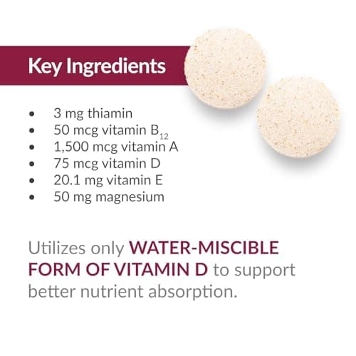 Bariatric Advantage Chewable Multi RP Multivitamin - for Bariatric Surgery Patients - with Iron, Copper, Vitamin C, A, Zinc & More - 100% DV of 18 Nutrients - Mixed Fruit - 60 Count - Thumbnail 6