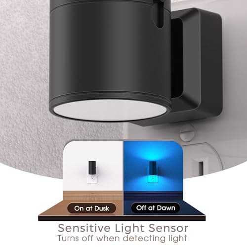 Briignite Night Lights Plug into Wall, 1 Pack 11-Color Changing Night Light with 1 Remote Control, 3000K+6000K+RGB LED Nightlight for Kids with Light Sensor, 0-100 LM Adjustable for Bedroom, Stairway - Thumbnail 3