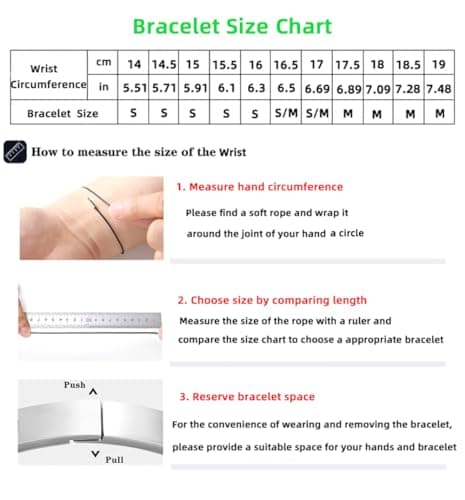 BOLAGTIER Gold Plated Bangle Bracelets for Women Four Leaf Clover Lucky Love Cubic Zirconia Bracelet (Clover Rose Gold-Medium) - Thumbnail 6