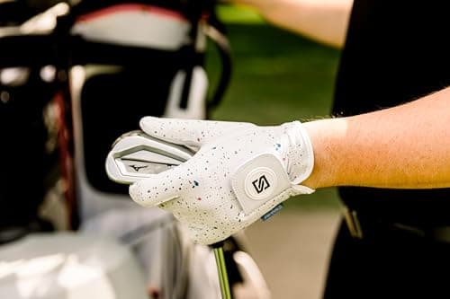 SKIVE Golf Premium Golf Glove | 100% AAA Cabretta Leather | Cool Golf Gloves Men | Serious Feel & Performance | Mens Golf Gloves Left Hand - Thumbnail 4