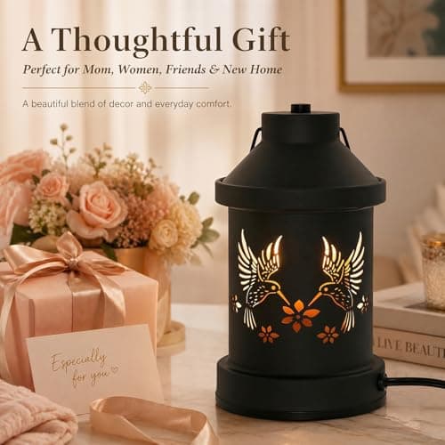 Eandisom Hummingbird Candle Warmer Lamp Timer - Birthday Gifts for Women - Thumbnail 4