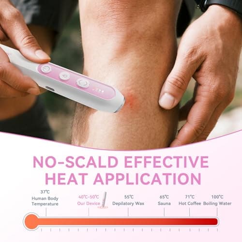 Berrcom Insect Bite Relief Device, Chemical-Free Bug Bite Healer for Mosquito Bites, Heat Itch Relief Tool for Swelling & Itching, Rechargeable & Portable - Thumbnail 5