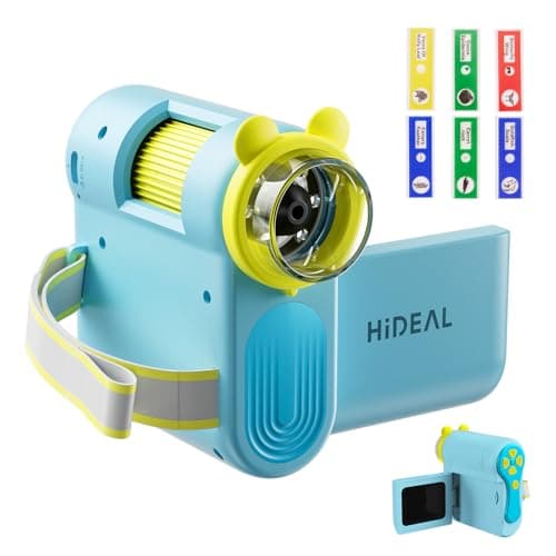 Hideal HP60 IPS Microscope for Kids: [Auto On & Off] [3-in-1] 2" Portable Handheld Microscope Miniscope, Pocket Mini Scope Educational Science Kit, Christmas Birthday Gifts for Kids, PC View, Blue - Image 1