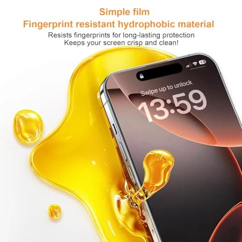OneFish Full Edge Coverage Tempered Glass Screen Protector for IPhone 12/IPhone 12 Pro 6.1 inch 2 Pack Edge Reinforced, Self-Aligning Installation, Case Friendly Privacy Screen Protector - Thumbnail 3