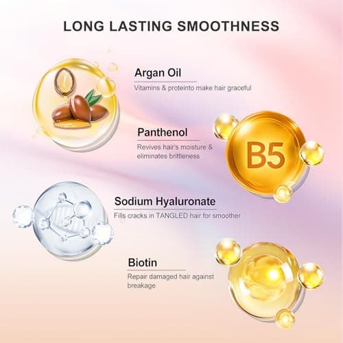 LSKINBATH Keratin & Collagen Repair Hair Mask for Damaged Hair | Deep Conditioner Revives Dry, Frizzy, Bleached & Color-Treated Hair | With Moroccan Argan Oil & Biotin | Treatment for Split Ends | - Thumbnail 3