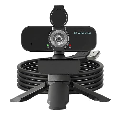 Lusinx 4K Webcam with PDAF Autofocus for PC/Laptop - Image 1