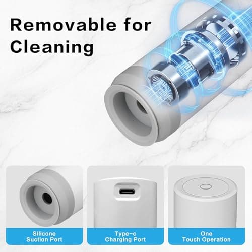 Handheld Vacuum Sealer for Food Powerful Vacuum Sealer Machine,Seal Meal Saver,Portable Food Sealer (Vacuum Sealer Machine + 2 Glass Vacuum Containers + 30 Reusable Vacuum Bags） - Thumbnail 6