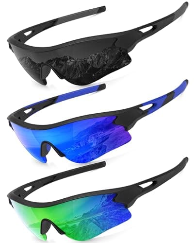 KALIYADI Sports Sunglasses Polarized Sunglasses-Men: Mens Sunglasses with UV400 for Golf Running Fishing - Image 1
