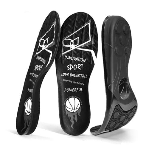 XINIFOOT Silica Gel Sport Shoe Insoles for Men and Women, Spring Cushioning & Shock Absorption Inserts, Forefoot Massage Support, Plantar Fasciitis Relief, Athletic Comfort Insoles - Image 1