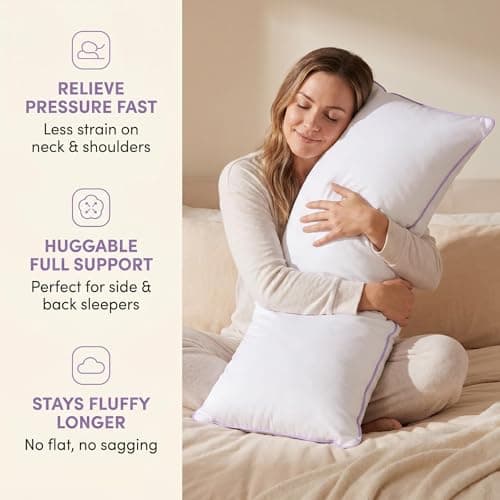Wuuyuef 14x36 Pillow Insert Set of 1, Hypoallergenic Lumbar Pillow Inserts,Soft Rectangular Cushionfor Couch, Sofa – Oeko-TEX Certified Virgin Down Alternative Filling, Machine Washable - Thumbnail 2
