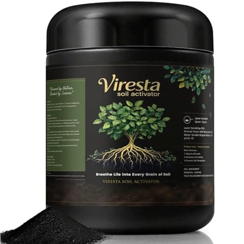 Viresta Soil Revitalizer - Viresta S-Oil Activator for Plants, Lawn & Garden Soil Conditioner - Plant Food Enhancer, Concentrated Humic Acid Formula - Promotes Root Growth & Nutrient Uptake (1Pcs) - Image 1