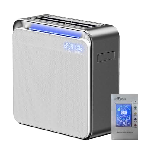 BURTRAN A31 H14 HEPA Air Purifier for Home Large Room Bedroom up to 1360ft²,Ultra-Quiet Sleep Modes, Nano-Oxy Negative Ions,PM2.5 & TVOC Smart Monitor, 5-Stage Filtration,WiFi,Sleep Support - Image 1