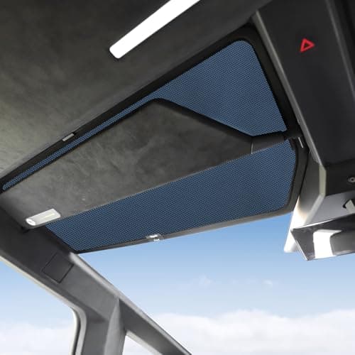 Cybertruck Sunshade Roof Heat-Insulating, UV-Protective, Nano-Reflective Interior Accessories for Tesla Cybertruck 2026(Mesh style) - Thumbnail 5