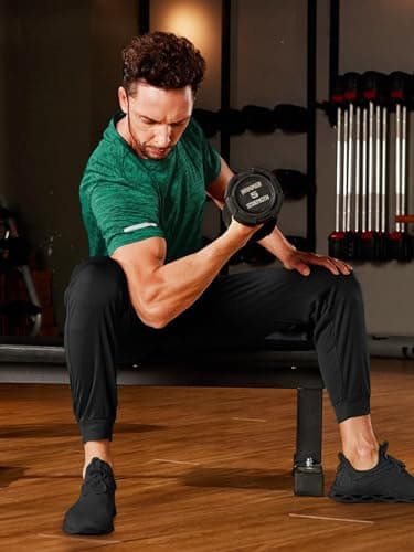 TACVASEN Men's Athletic Shirts & Tees Workout Shirts for Men Short Sleeve Quick Dry Running Gym Dry Fit Shirts for Men Performance Tee Shirt Men - Thumbnail 2