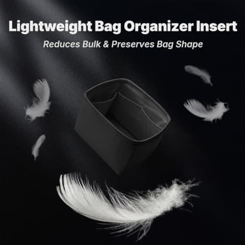 KINGS IN BAG Satin Purse Organizer for Picotin 22, Black - Thumbnail 3