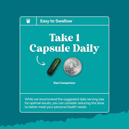 Chlorophyll Capsules for Cleanse and Detox Support - Internal Deodorant Pills for Body Odor with Mint & Parsley Extract Healthy Skin Immunity & Digestive Support - Vegan Non-GMO & Gluten Free (60ct) - Thumbnail 6
