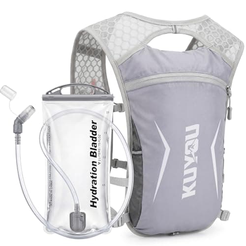 KUYOU Running Vest for Women & Men, Lightweight Hydration Backpack with 2L Water Bladder, Water Backpack for Trail Running, Hiking, Cycling & Marathon - Image 1