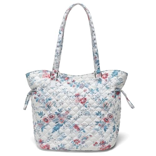 GEMIU Women Large Travel Tote Bag Premium Cotton Satchel Purse Lightweight Cotton and Microfiber Fabrics - Image 1