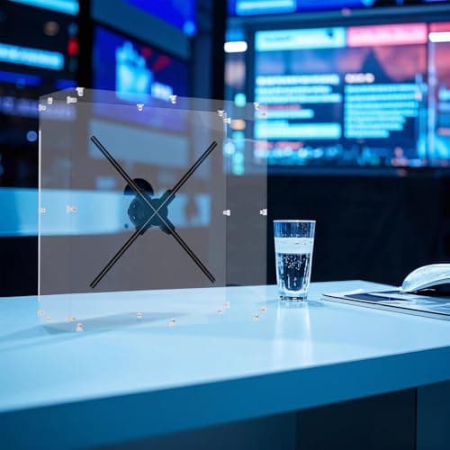 Missyou 3DHologramFan Cover ,3DHologramFan Protective Cover for Collectibles Assemble Clear Acrylic Box Alternative Glass Case (Suitable for 27.5" and below (H 28.4"*W 7.8*L 28.4")) - Thumbnail 4