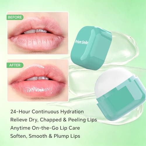 Prism Smile Lip Balm Set, 12 Pack Vanilla Lip Balm for Dry Cracked Lips, Deep Moisturizing & Hydrating Chapstick, Nourishing Lip Care for Women Men Teens, Travel-Friendly Daily Lip Moisturizer - Thumbnail 4