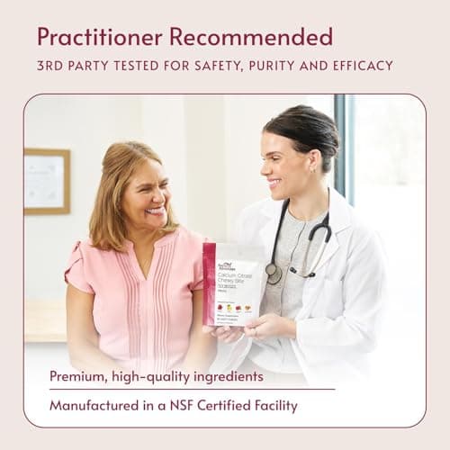 Bariatric Advantage Iron 30 mg Chewy Bite with Vitamin C - for Bariatric Patients - Sugar-Free - Chocolate Raspberry - 30 Count - Thumbnail 6