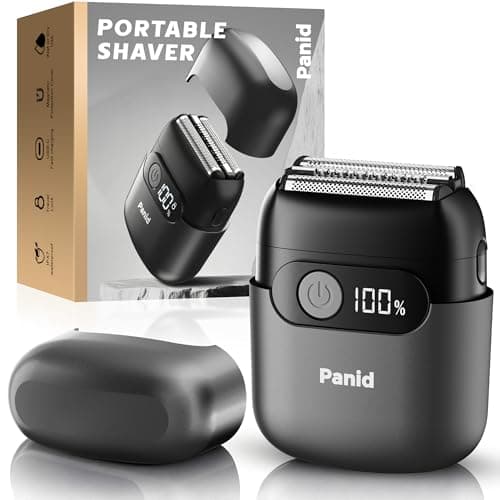 3-Blade Foil Shaver for Men, Portable Electric Razor Beard Trimmer