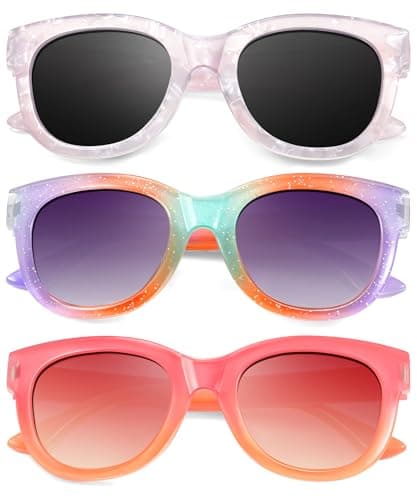 NSSIW Kids Polarized-Sunglasses Boys-Girls Sunglasses: Toddler Sun Glasses with UV Protection for Youth Child 3Pack Age 3-12 - Image 1
