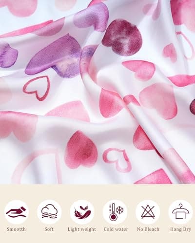 Secroma 3Pcs Head Scarf for Women，Satin Neck Scarfs, Silk Feeling Scarf - Thumbnail 6
