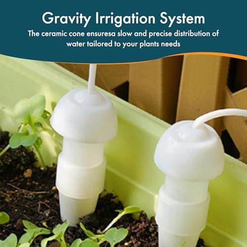 ZHUSSZHU Classic Plant Watering Stakes - Self Watering Planter Insert for Pots - Automatic Plant Waterer & Plant Accessories (6Pack) - Thumbnail 6