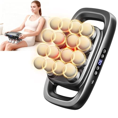 KOOTLEE 16 Heads Deep Tissue Massage Gun, Percussion Muscle Massager for Back, Neck, Shoulders, Legs & Feet, Body Massager for Pain Relief & Muscle Relaxation, 3 Modes & 30 Intensity Levels - Image 1