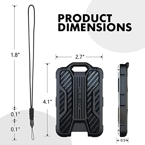 LIUGX Badge Holder, Detachable Buckle with Braided Rope, Strong and Sturdy,Lightweight and Durabl, Impact Resistance ID Badge Reels - Thumbnail 4