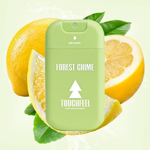 TOUCHFEEL Power Mist Hand Sanitizer Spray, Scented Hydrating Hand Sanitizers Travel Size Refillable, Pocket Portable 3-Pack (Forest Chime, Tides and Lilies, Sunset over Grapefruits) 0.93Fl Oz Each - Thumbnail 3