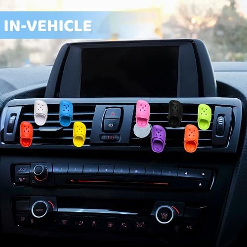 ZJCAHXJ 1 Pack Cute Car Air Freshener,Shoe Shape Cars Vent Clips with 2PCS Refills Solid Fragrance Replacement Pads Car Decor Perfume Clip Cars Interior Accessories for Men/Women（Pink） - Thumbnail 3