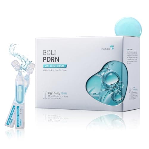 BOLI PDRN Serum, Salmon Peptide Niacinamide Serum Hydrating, Moisturizing, Uneven Skin Tone Essence (0.05 fl.oz x 30pcs) - Image 1
