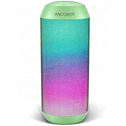 Bluetooth Speaker, 20W HD Stereo Loud Sound, Portable Wireless, RGB Light, 36H Playtime, TWS Surround Pairing, IPX4 Waterproof, BT5.3, Built-in Mic, for Outdoor, Home, Party, Camping, Electronic Gifts