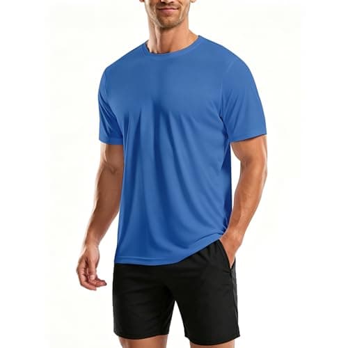 Swim Shirts for Men: UPF 50+ Sun Shirts SPF Rash Guard Quick-Dry Fishing T-Shirts