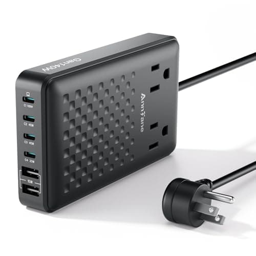 Charging Station 140W USB C Charger Block, Upgraded GaN III 8-in-1 Fast Charging Station Hub，PD 100W Laptop Charger Adapter Compatible with Compatible with MacBook Air/Pro,iPhone16/15,Galaxy S24 etc