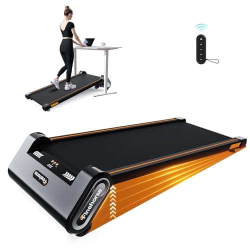FINEHORSE 13% Incline Walking Pad Treadmill Under Desk, 5 in 1Treadmill for Home - Image 1