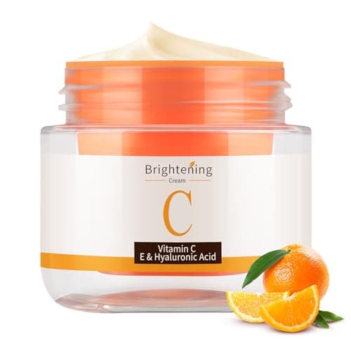 GUOYAOLIFU Vitamin C Face Cream, Vitamin Moisturizer C Creams with Hyaluronic Acid Squalane, V C Cream Face For Fine Lines & Tightening Skin Wrinkles, Antioxidant Firming Cream - Thumbnail 3