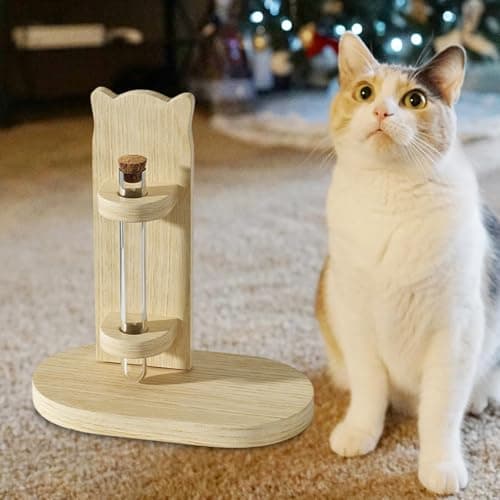 Commemorative Whisker Collector Ornaments Transparent Whisker Jar Cat Whisker Storage Box for Cats Kitten, 18x10x20cm - Thumbnail 3