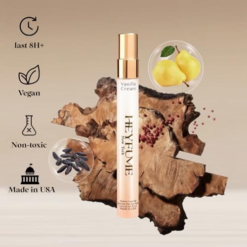 Pheromones Perfumes for Women Mini: Long Lasting Extrait De parfum - Creamy Vanilla Perfume Oil with Citrus Accents & Warm Amber Musk Blend - Strong Intensity Travel Size Spray 0.41 fl Made in USA - Thumbnail 3