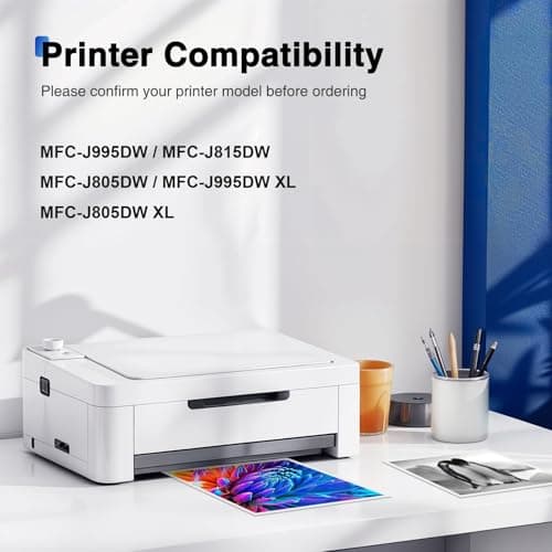 Compatible for LC3033 BK C M Y Ink Cartridges Brother LC3033XXL Super High-Yield Replacement for Brother Ink Cartridges LC3033 LC-3033 LC3035 Work with MFC-J995DW MFC-J805DW MFC-J815DW Printer-4 Packs - Thumbnail 3