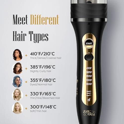 ZAVAREA Automatic Rotating Curling Iron for Long Hair - Thumbnail 5