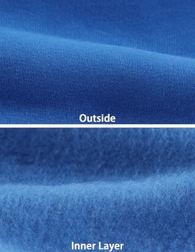 Aelfric Eden Wide Leg Sweatpants Fleece Classic Cloud Baggy Sweat Pants Lounge Pants Fall Outfits Blue X-Large - Thumbnail 3