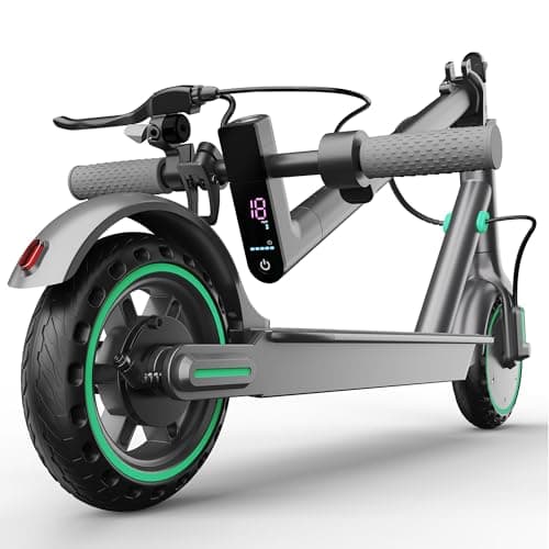 VortexRider Electric Scooter, 350W Powerful Moter,8.5" Solid Tires, 19 MPH Top Speed, 17.5-20 Miles Long Range Folding Escooter for Adults - Image 1