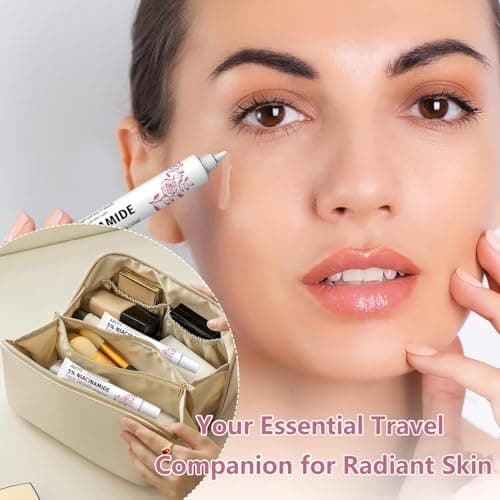 Skincare 5% Niacinamide Face Serum with 5% Damascus Rose Water Deep Hydration, Soothes Skin, Enhances Elasticity (3 Pack 15g) - Thumbnail 6