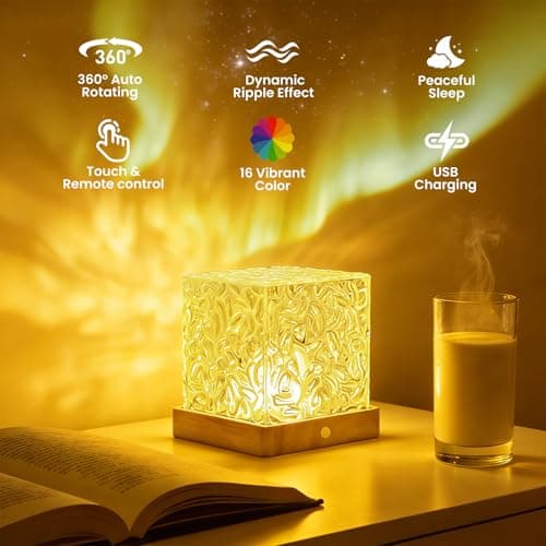 Karlstruyn Northern Aurora Light Projector, 2026 New Model 16 Color Touch Magical Northern Dreamscape Lights, Dynamic Ripple Effect Night Lights with Remote for Bedroom Kids Teens Gifts - Thumbnail 2
