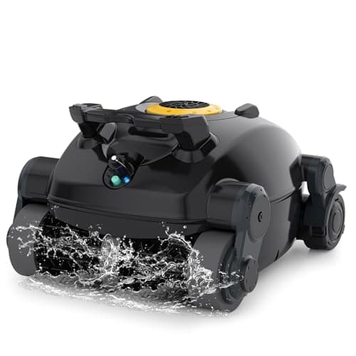 Cordless Robotic Pool Cleaner, Wall Climbing, Lightweight, Extended Battery Life, 8L Large Capacity, Advanced Dual-Motor, X1 Auto Pool Vacuum for Inground & Above Ground Pools Up to 1100 Sq.Ft, Orange - Image 1